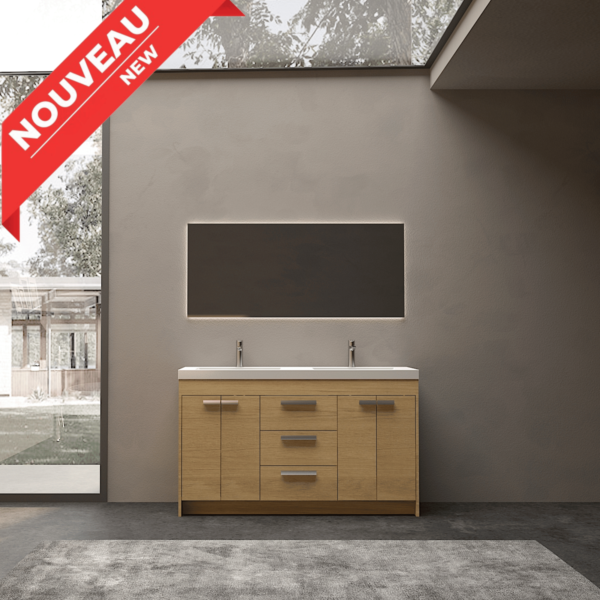 Vanité Boho - 60'' - Eurolaminée